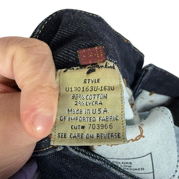 7 For All Mankind Women’s “A” Pocket Flare Dark Wash Jeans Size 30 - Picture 13 of 14